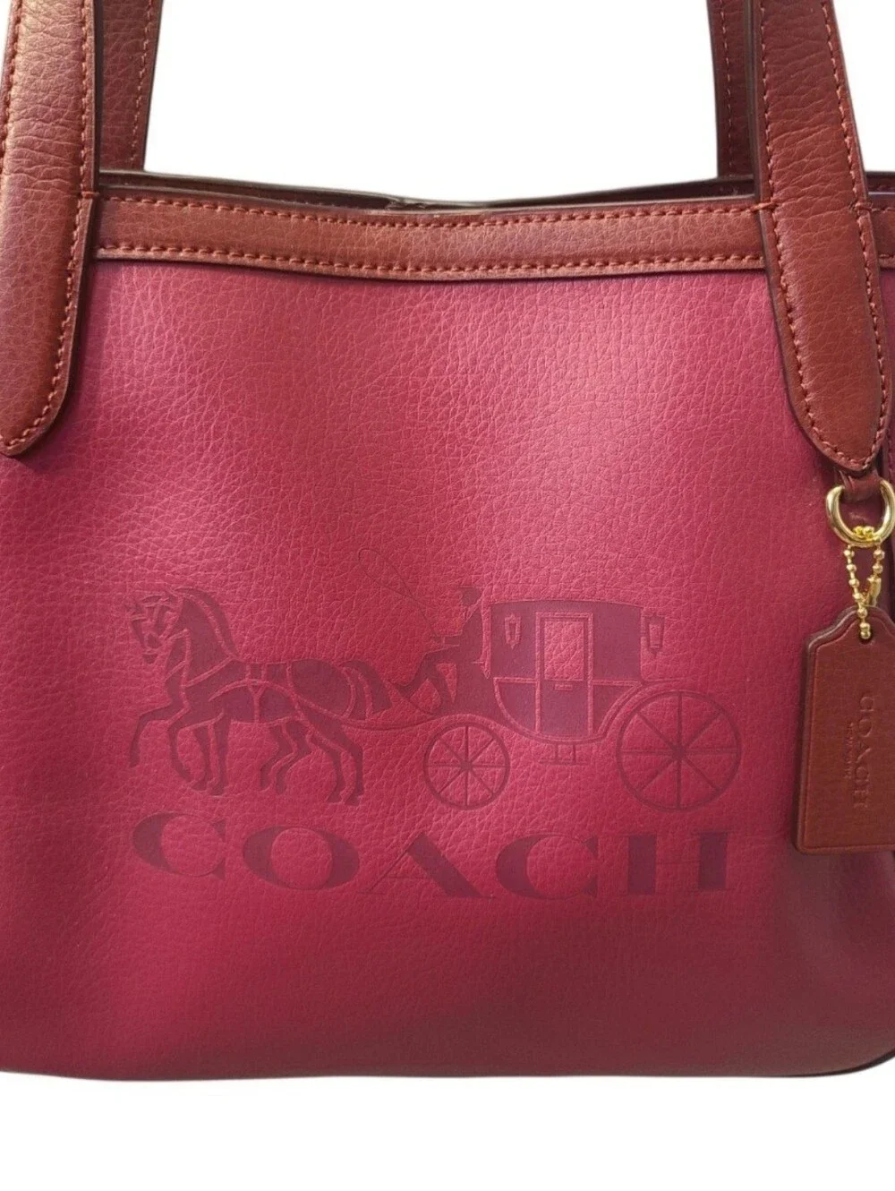 Coach tote colorblock